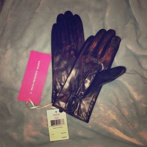Kate Spade leather gloves